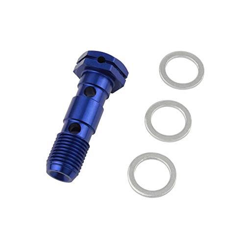 ポッシュ(POSH) バイク用品 アールズバンジョーボルト ブルー 1.00ダブル 550021 | 