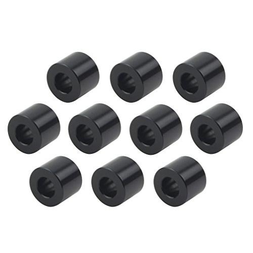 ポッシュ(POSH) バイク用品 アルミユニバーサルカラーセット 内径6mm外径12.6mm厚さt=10mm 10個入り ブラック 301006 | 