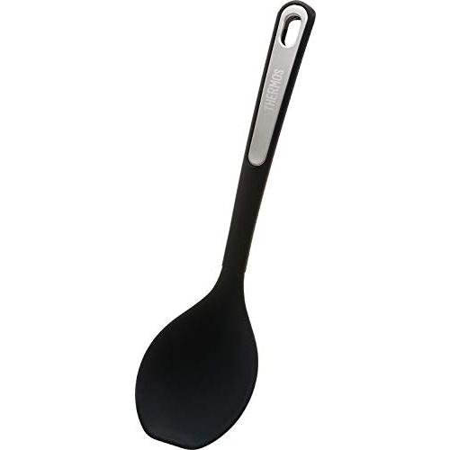 サーモス シリコーンクッキングスプーン ブラック キッチンツール KT-S001 BK | 