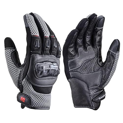 デイトナ(Daytona) バイク用 グローブ 春夏 手のひら本革(ヤギ革) カーボンプロテクター スマホ対応 カーボンメッシュグローブ HBG | 