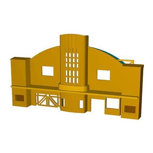 グリーンマックス Nゲージ 劇場 映画館 2221 鉄道模型用品 | 