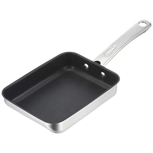 マイヤー(Meyer) フライパン 「マキシム エスエス エッグパン 18cm」 卵焼き 玉子焼き器 日本製ステンレス IH対応 ふっ素樹脂加工 | 
