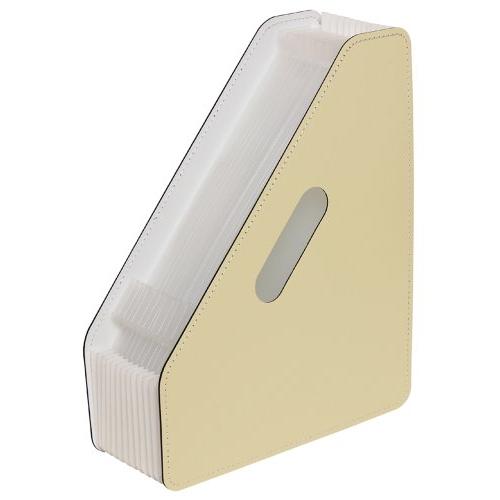セキセイ パピエリ ドキュメントスタンド タテ 13P クリーム FB-2381 | 