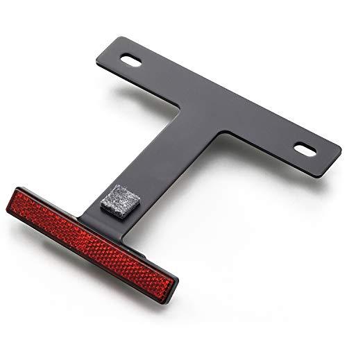 デイトナ(Daytona) バイク用 リフレクター 角度45° アルミ製 スリムリフレクター ブラック 63252 | 