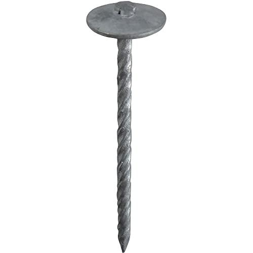 ダイドーハント (DAIDOHANT) (傘釘) ガルバスクリュー傘釘  木下地用  (鉄/ドブメッキ) (呼び径d) 2.4 x (長さL) | 