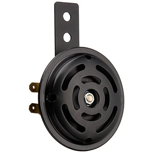 デイトナ(Daytona) バイク用 ホーン 12V φ70 取り付け穴φ6 ブラック渦穴 96227 | 