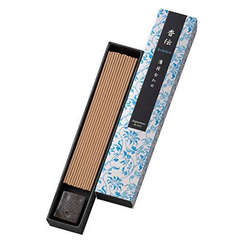 日本香堂(Nippon Kodo) 香伝 薄荷合わせ スティック４０本入 香立付 | 