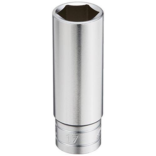京都機械工具(KTC) 9.5mm (3/8インチ) ディープソケット (六角) 17mm B3L17 | 