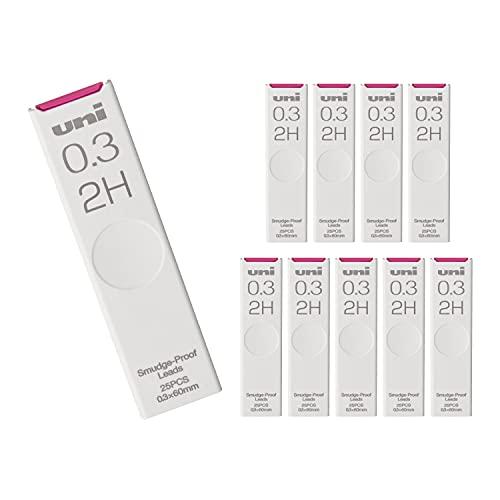 三菱鉛筆 シャープペン芯 uni ユニ 0.3 2H 10個 ハコULS03252H | 