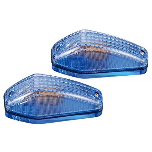 ポッシュ(POSH) バイク用品 エアロシャープミニウインカー 12V15W ブルークリアーレンズ 090014 | 