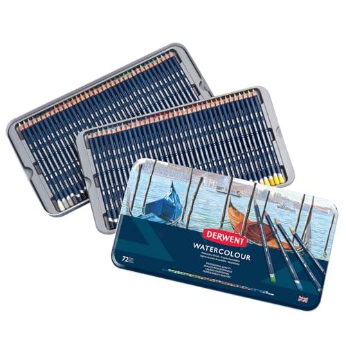 Derwent ダーウェント 水彩 色鉛筆 ウォーターカラーペンシル 72色セット 32889 | 