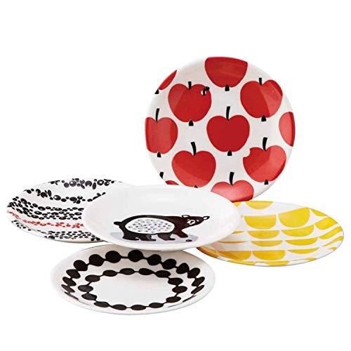 フィンレイソン Finlayson ハウスカ プレート 皿 5柄 食器セット 直径約16cm 食器 北欧 おしゃれ 雑貨 花柄 女性 誕生日プレ | 