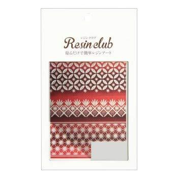 RESIN CLUB イングカワモトレジンクラブ レジン シール 切子(きりこ) 赤 RC-KIR-102 | 