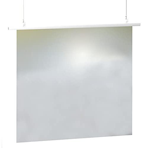 ベロス 飛沫感染防止カーテン 防炎タイプ ワイヤーハンガー付 900×900mm PHC-903 | 