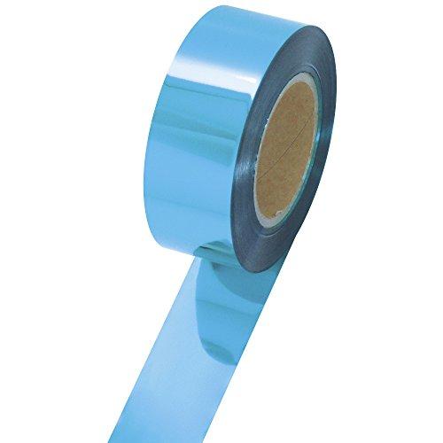 タカ印 テープ 40-4475 メッキテープ 業務用 幅50mm×200ｍ巻 青 | 