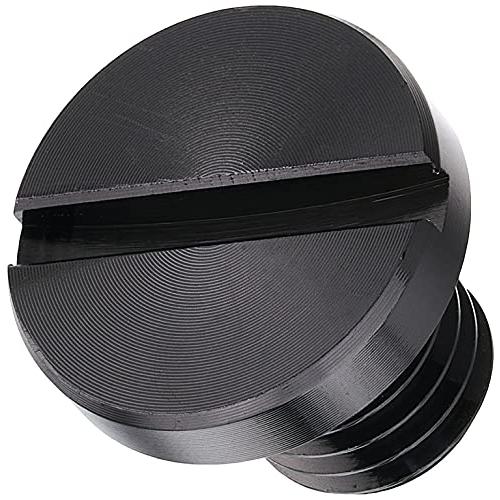 ポッシュ(POSH) バイク用品 アルミカラードミラーホールカバーキャップ M8-P1.25 逆ネジ 1個入り ブラック 000812-06 | 