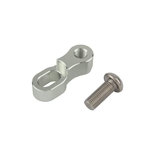 ポッシュ(POSH) バイク用品 オフセットミラーアダプター M10 正ネジ シルバー 000720-03 | 