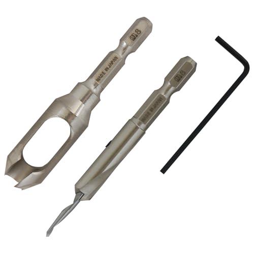 スターエム 58S-S3080 皿取錐&埋木錐セット 3×8×8 | 