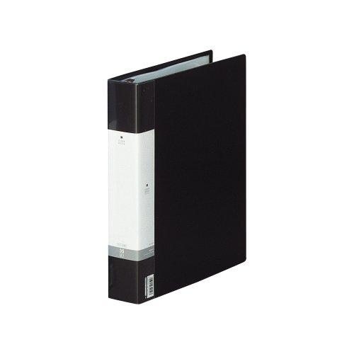 リヒトラブ ファイル クリヤーブック 交換式 A4 30穴 35ポケット 黒 G3803-24 | 