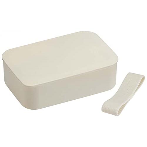 スケーター(Skater) 塗り 1段 弁当箱 500ml 中子 ベルト付 日本製 スモークベージュ NLP5-A | 