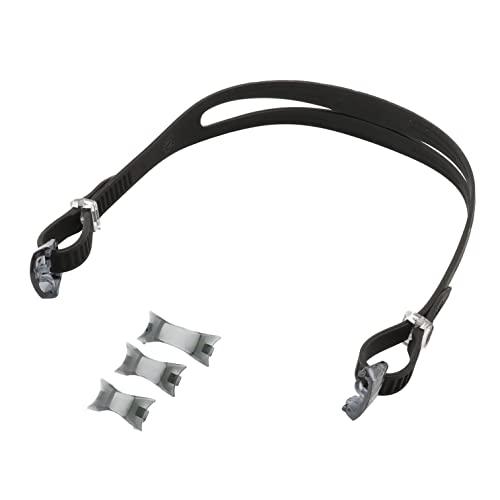 ビュー スイミング ゴーグル 日本製 10歳〜大人用 度付きレンズ用 ベルト ストラップ パーツキット ブラック VPS570 BK | 