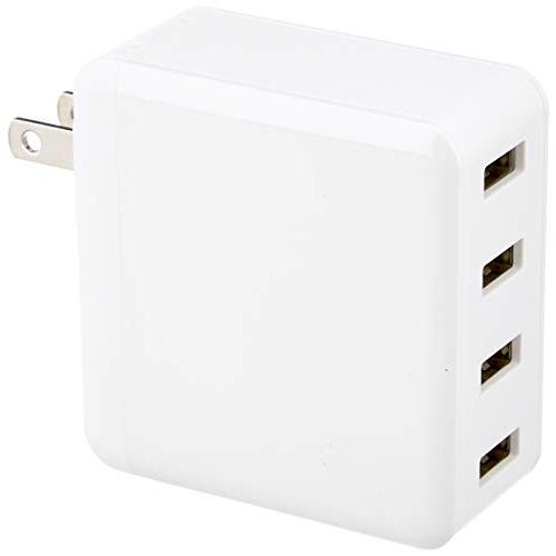 サンワサプライ USB充電器 4ポート 合計6A 4台同時充電可能 高出力タイプ ACA-IP54W | 