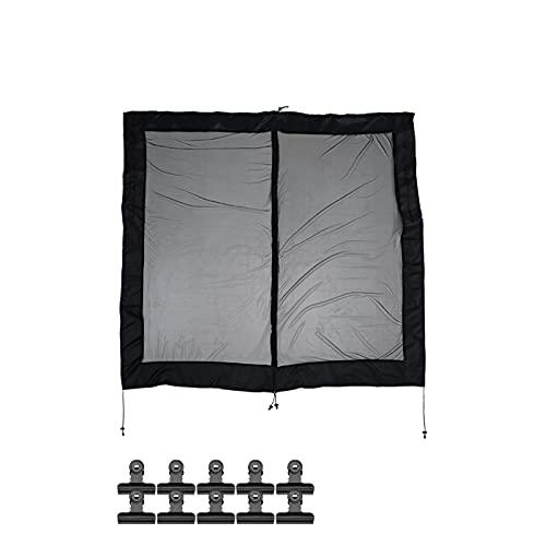 メルテック(meltec) 車用 ウィンドウネット バックドア用 175(W)×160(H)cm 1枚入り 中央ファスナー付 WP-34 | 