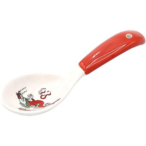 アルタ Artha おまち堂 レンゲ 龍 (りゅう) 本格的な町中華 100g 食洗器対応 電子レンジ対応 磁器 赤 AR0623331 | 