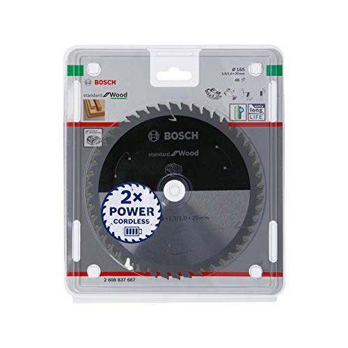 ボッシュ(BOSCH) コードレス工具専用丸のこ刃(165mmφ・スタンダード・木材用) 2608837687 | 