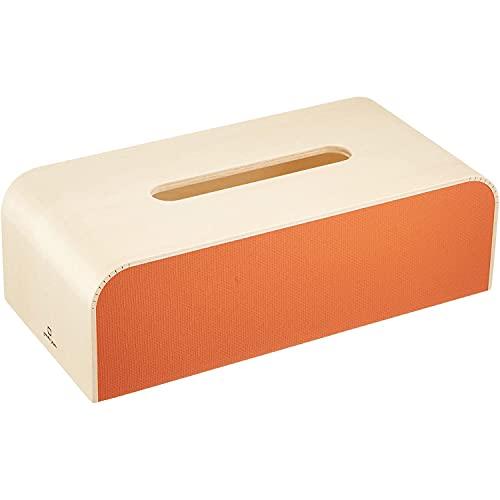 ヤマト工芸 COLOR-BOX ティッシュケース TISSUECASE オレンジ色 YK05-108Or | 