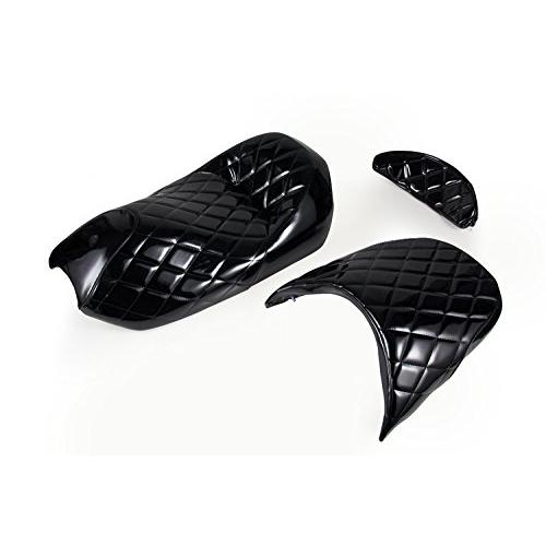 バイクパーツセンター(Bike Parts Center) ベース付エナメルシート ブラック 黒 マジェスティ/C SG03J 303423 | 