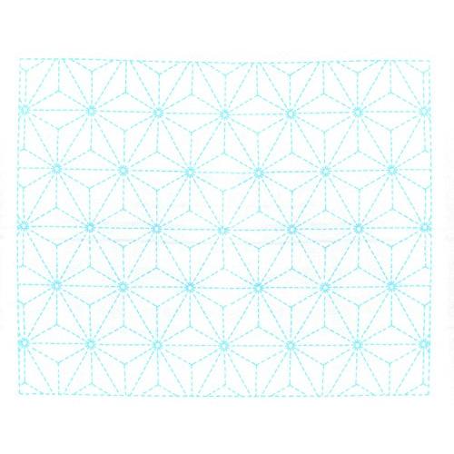 ナスカ 刺し子布 白 1麻の葉 | 