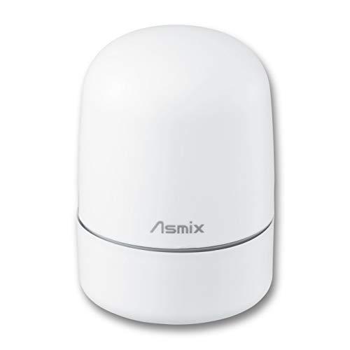 アスカ 卓上クリーナー ノズル ブラシ付き DC02W ホワイト 強力吸引 コンパクト φ68×95mm | 