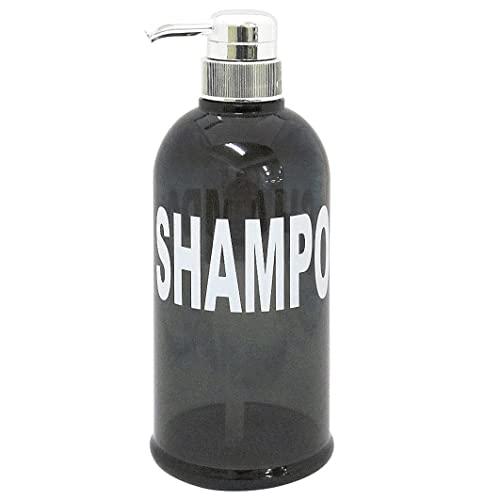 センコー(Senko) モビリア ソープボトル ディスペンサー シャンプー用 直径約8.6×高23.5cm 容量約 500ml ダークグレー 5 | 