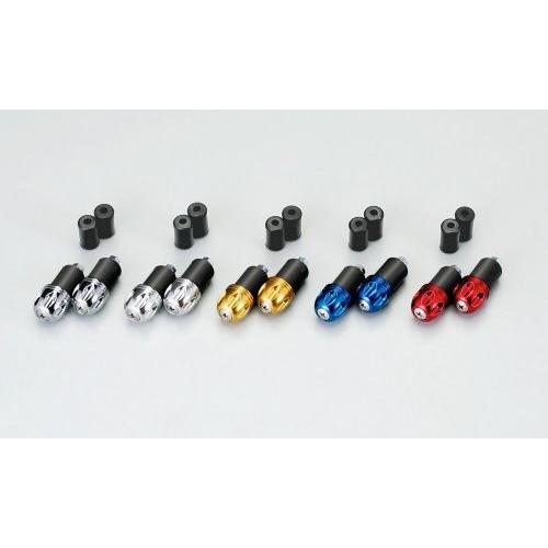 ハリケーン(HURRICANE) アルミサイドキャップ P22 ビレット ブルー HB0316BU バーエンド | 