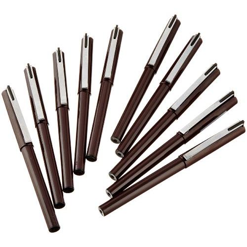 ぺんてる サインペン プラマン JM20-AD 10本セット 黒 | 