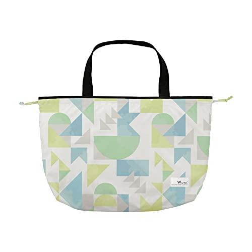 Wpc. レイングッズ パッカブルレインバッグカバー 積み木 グリーン レディース バッグ 濡れない 雨カバー 大きい エコバッグとしても使用可 | 