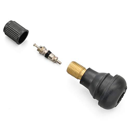 デイトナ(Daytona) バイク用 エアバルブ ストレート 業務用 10個入り TR-412 17769 | 