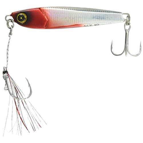 ハヤブサ(Hayabusa) メタルジグ FS415 ジャックアイ エース 40g #8 流血シルバー FS415 | 