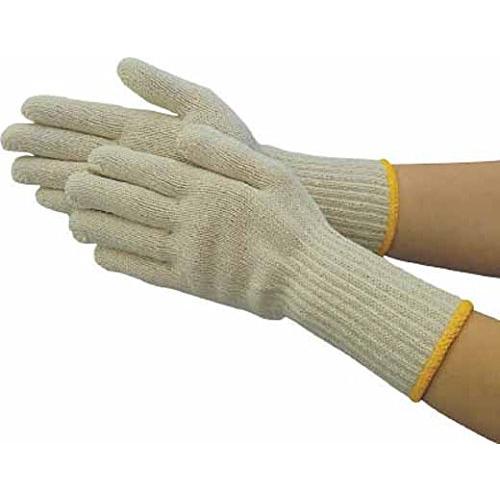 丸和ケミカル 軍手（混紡）日本一ロング軍手 生成 フリーサイズ 12双入1組 | 