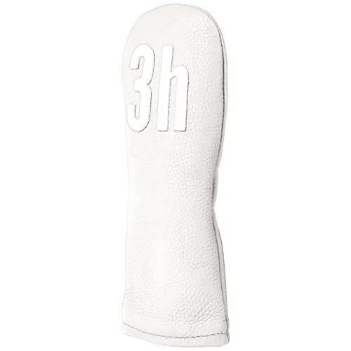 レザーヘッドカバー ナンバー HC1122 UT#3 ホワイト | 