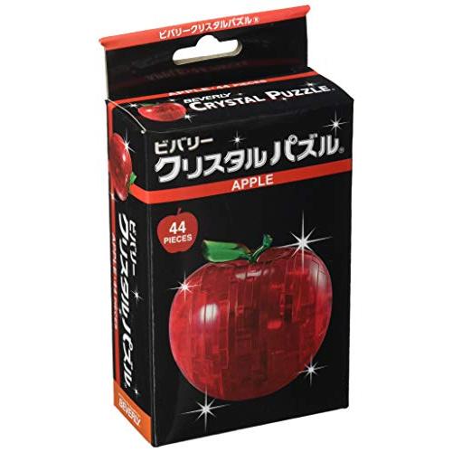 ビバリー(BEVERLY) アップル クリスタルパズル 44ピース 9.5×17.5×4.8ｃｍ レッド プラスチック製 50071 | 