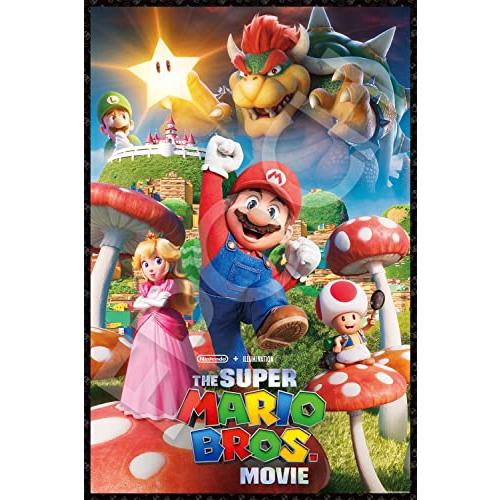 エポック社 1000ピース ジグソーパズル スーパーマリオ マッシュルームキングダム (50×75cm) 12-525s のり付き ヘラ付き 点 | 