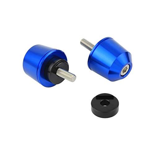 ポッシュ(POSH) バイク用品 ハンドルバーエンド ソリッドバーエンド ヤマハ純正ハンドルM6タイプ(外径29.mm) YZF-R25他 ブル | 