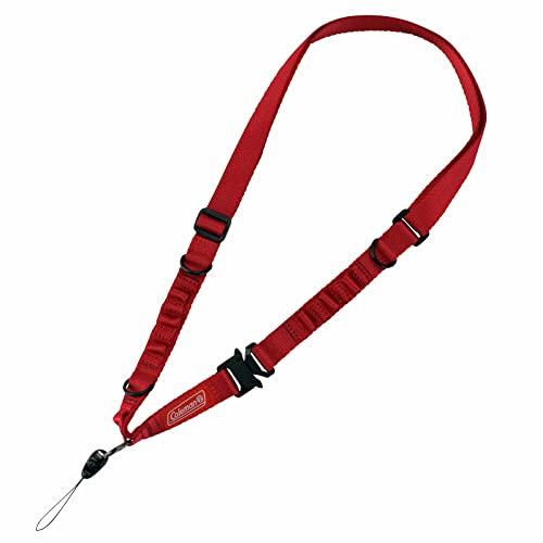 エツミ & Coleman (コールマン) コラボレーション モデル ハンギング ストラップ ネック タイプ レッド アウトドア アジャスター | 