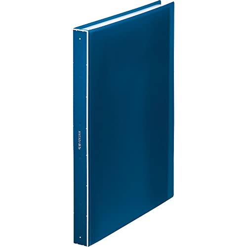 キングジム クリアファイル ヒクタス 透明 60ポケット A4タテ 青 7281-3T-B | 
