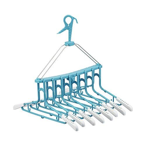 レック(LEC) 新機能 ・ たためる 8連ハンガー スライド ( 洗濯ハンガー ) | 