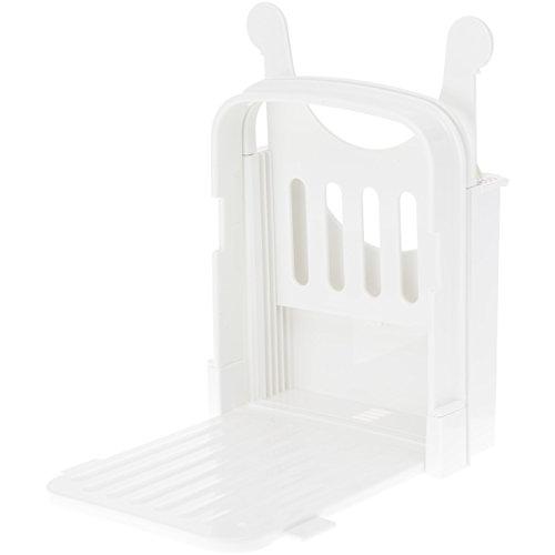 スケーター(Skater) 食パンカットガイド 包丁ガイド パン切り パンスライサー プラスチック 折りたたみ式 5枚切 6枚切 8枚切 12枚 | 