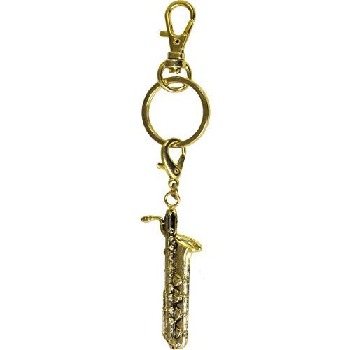 ナカノ ブラスバンドキーホルダー バリトンサックス ゴールド MM120KHBSXG | 