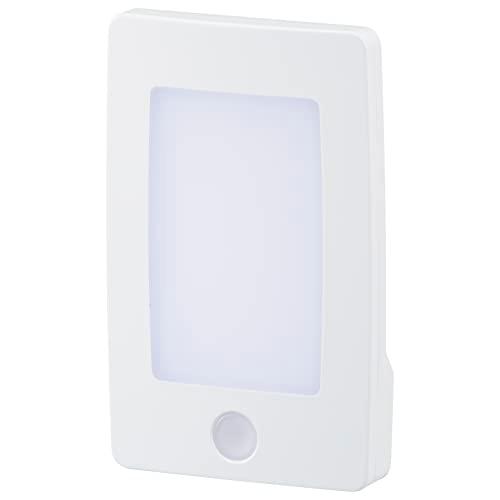 オーム 電機 センサーライト LED 室内 フットライト 足元灯 コンセント AC LEDナイトライト 明暗センサー 薄型 電球色LED NIT | 